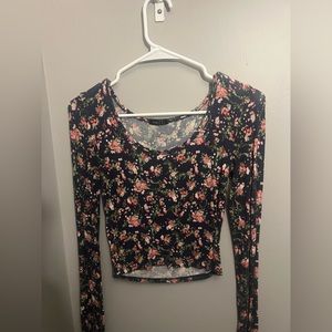 Long sleeve floral shirt